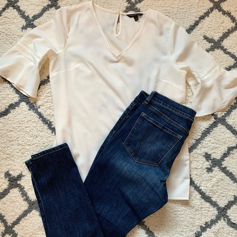 〰️BR - cream dress top〰️